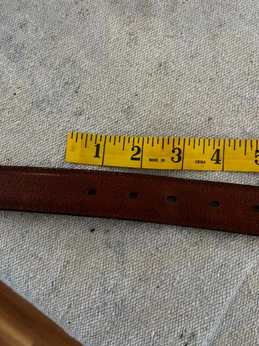 Polo Ralph Lauren Men's Brown Classic Full-Grain Leather Belt Sz 38